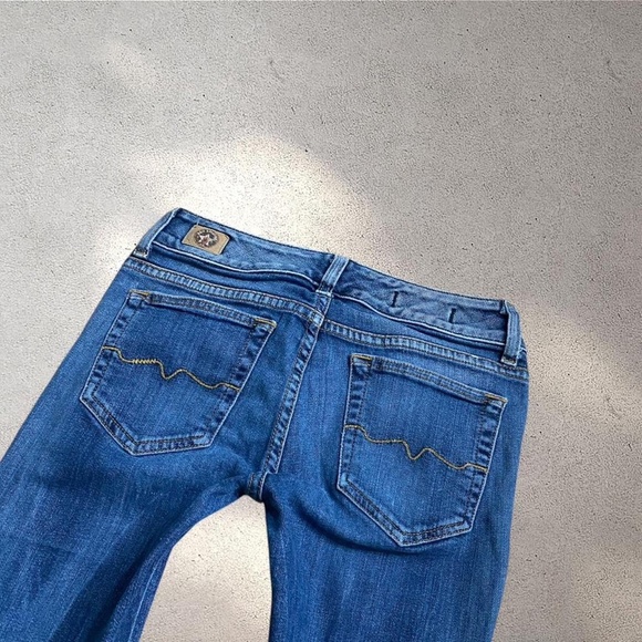 Red Engine Low Rise Skinny Jeans - Picture 4 of 7